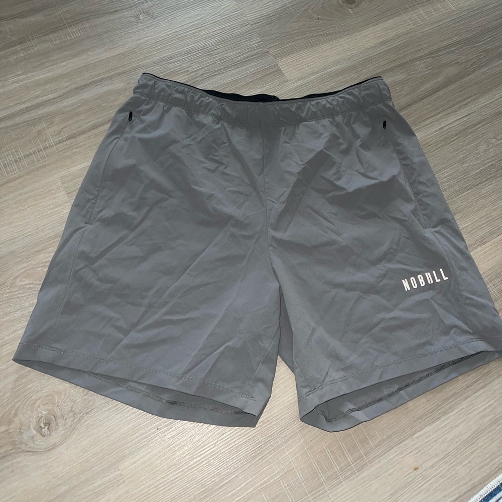 NOBULL Men's Gray Shorts size m
